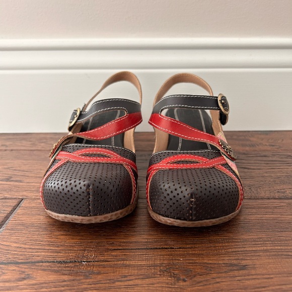 NEW L’Artiste Women's Leather Parkway Mary Jane Flat. Size 37/US 6.5 - Picture 12 of 13